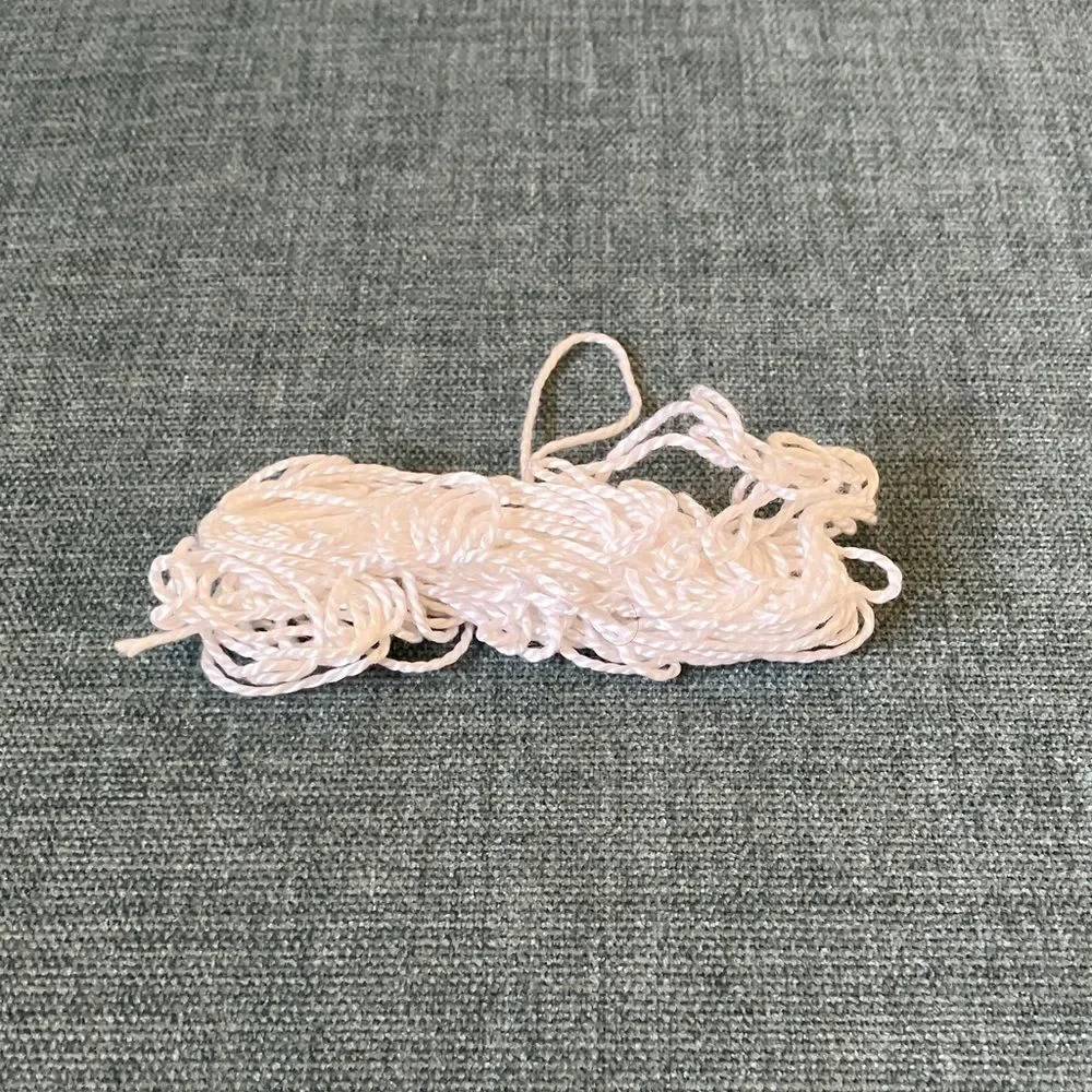 White Needlepoint Thread Yarn